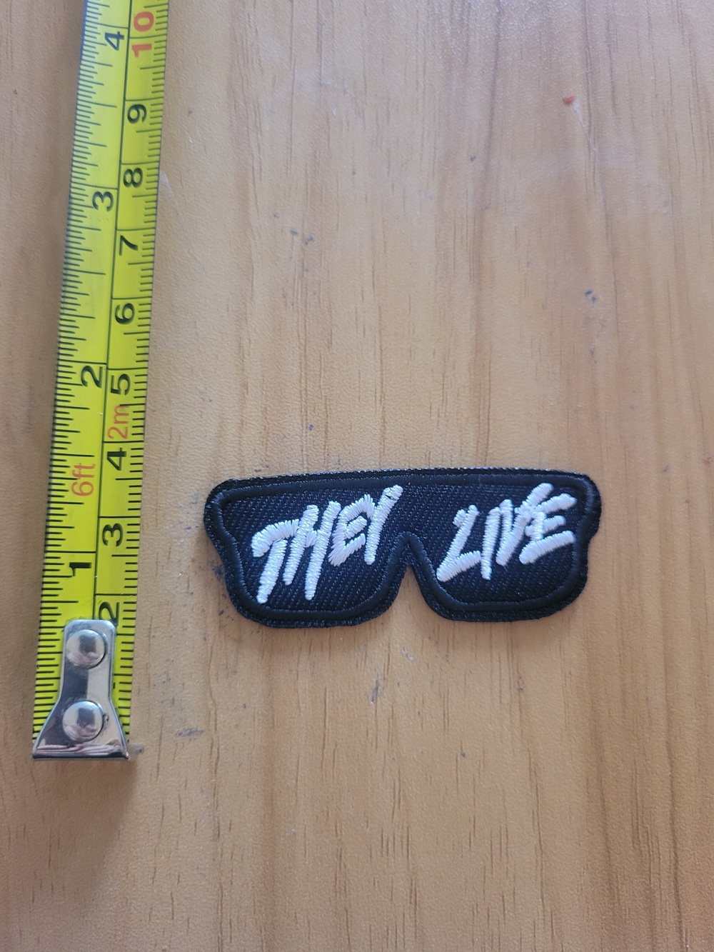 🎃BUY 2 GET 1 FREE🎃Black 'They Live' Sunglasses Embroidered Patch